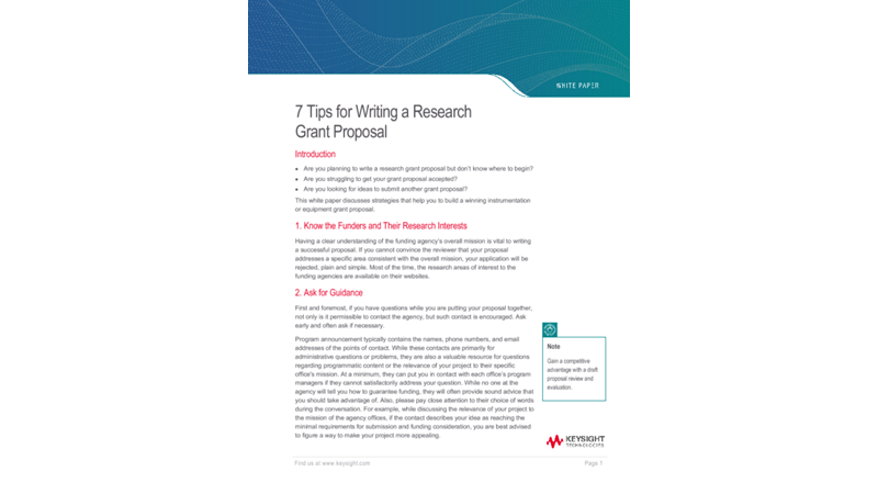 7 Tips for Writing a Research Grant Proposal